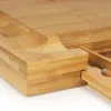 Servírovacia doska 33x33 cm SPRINGOS KI0168 prírodná