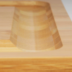 Servírovacia doska 33x33 cm SPRINGOS KI0168 prírodná