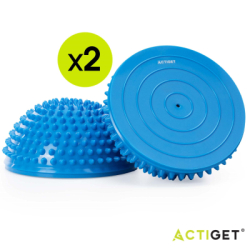 Balančné a masážne podložky sada 2ks ACTIGET ACT0117 modré