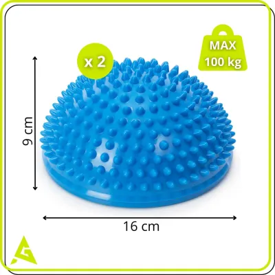 Balančné a masážne podložky sada 2ks ACTIGET ACT0117 modré