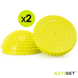 Balančné a masážne podložky sada 2 ks ACTIGET ACT0118 žlté