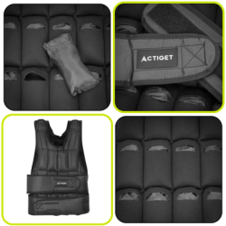 Záťažová vesta 20 kg ACTIGET ACT0123