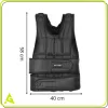 Záťažová vesta 20 kg ACTIGET ACT0123