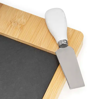 Servírovacia doštička s kamennou doskou 30x40cm SPRINGOS KI0166