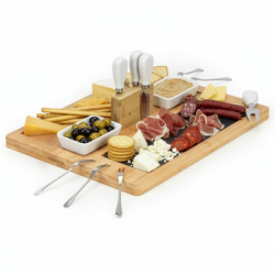 Servírovacia doštička s kamennou doskou 30x40cm SPRINGOS KI0166