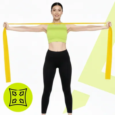 Gumy na cvičenie 2m sada 5ks ACTIGET ACT0106