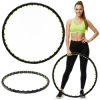 Hula hoop obruč s magnetmi 96 cm ACTIGET ACT0135 čierna