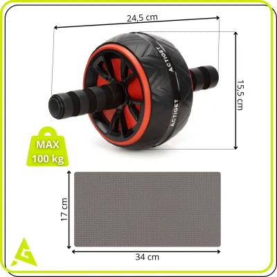 Posilňovacie koliesko s podložkou ACTIGET ACT0111