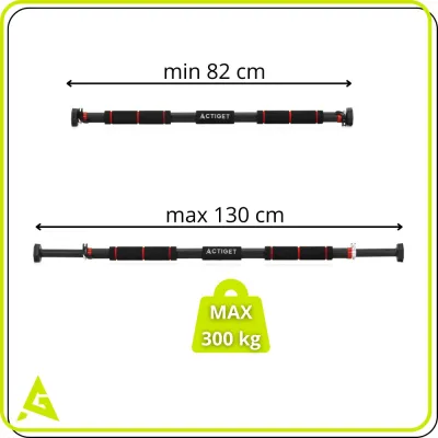 Hrazda do dverí 80-130 cm ACTIGET ACT0166