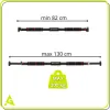 Hrazda do dverí 80-130 cm ACTIGET ACT0166