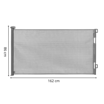 Bezpečnostná zábrana rolovacia 7-80 cm SPRINGOS HA7524 sivá