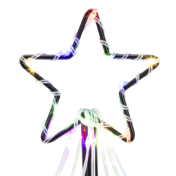 LED Vianočný stromček - 45cm, 80LED, multicolor