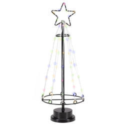 LED Vianočný stromček - 45cm, 80LED, multicolor