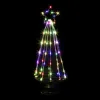 LED Vianočný stromček - 45cm, 80LED, multicolor