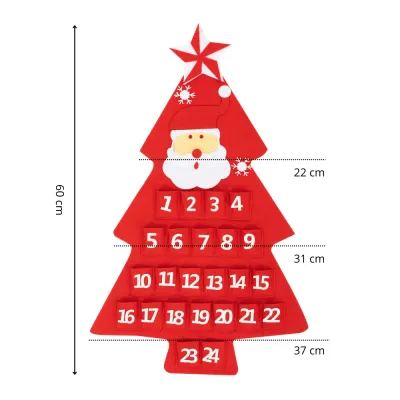 Adventný kalendár 60x37 cm SPRINGOS CA1479