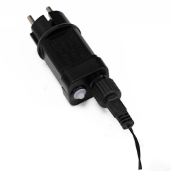 LED svetelný veniec 39cm 300LED 8-funkcií IP44 teplá biela