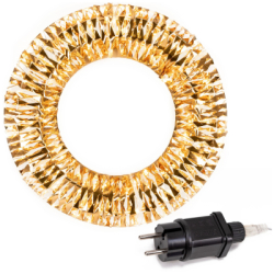 LED svetelný kruh 45cm 360LED 8-funkcií IP44 teplá biela