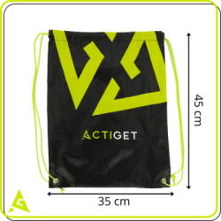 Športový batoh 20l ACTIGET GYMBAG čierno-zelený