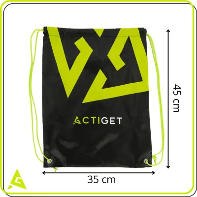 Športový batoh 20l ACTIGET GYMBAG čierno-zelený