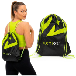 Športový batoh 20l ACTIGET GYMBAG čierno-zelený