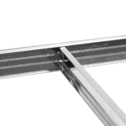 Kovový regál 205x120x45 cm 5 políc MDF SPRINGOS HA5280