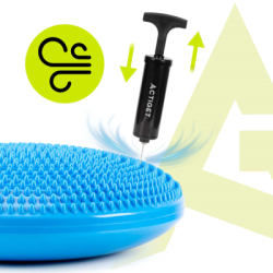 Balančná a masážna podložka + pumpička ACTIGET ACT0114 modrá