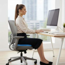 Balančná a masážna podložka + pumpička ACTIGET ACT0114 modrá