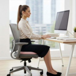 Balančná a masážna podložka + pumpička ACTIGET ACT0115 ružová