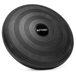Balančná a masážna podložka + pumpička ACTIGET ACT0116 čierna
