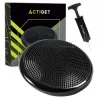 Balančná a masážna podložka + pumpička ACTIGET ACT0113 čierna