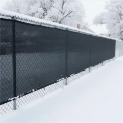 Tieniaca tkanina na plot 170cm x 10m 95% zatienenie SPRINGOS SN0068 svetlo antracitová