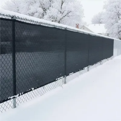 Tieniaca tkanina na plot 170cm x 25m 95% zatienenie SPRINGOS SN0067 svetlo antracitová