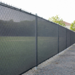 Tieniaca tkanina na plot 150cm x 25m 62% zatienenie SPRINGOS SN0072 svetlo antracitová