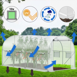 Záhradný fóliovník 4,5x2,5x2m SPRINGOS GT0009