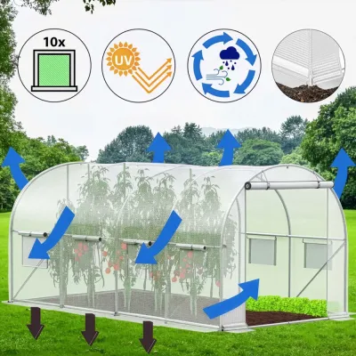 Záhradný fóliovník 4,5x2,5x2m SPRINGOS GT0009