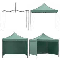 Záhradný stan 3x3 m SPRINGOS GP0001 zelený