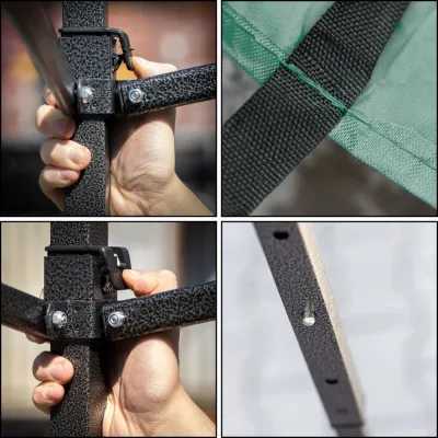 Záhradný stan 3x3 m SPRINGOS GP0001 zelený