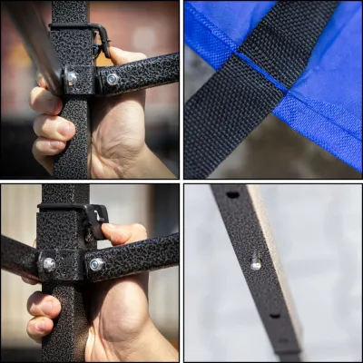 Záhradný stan 3x3 m SPRINGOS GP0002 tmavomodrý