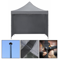 Záhradný stan 3x3 m SPRINGOS GP0003 sivý