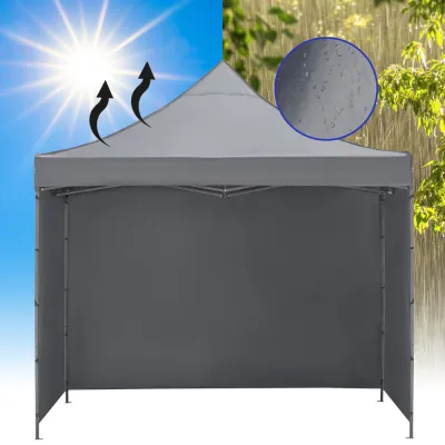 Záhradný stan 3x3 m SPRINGOS GP0003 sivý