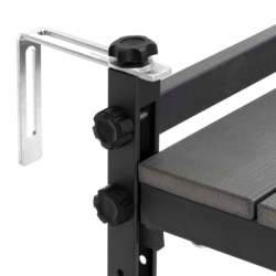 Skladací stôl 40x40x80 cm SPRINGOS GF0121 sivý