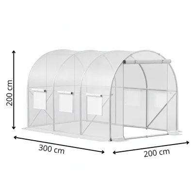 Záhradný fóliovník 3x2x2 m SPRINGOS GT0010