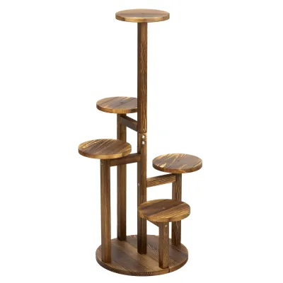 Drevený stojan na kvety 87 CM SPRINGOS GA0217