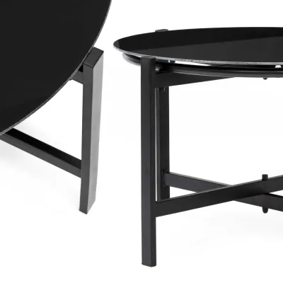 Záhradný set nábytku SPRINGOS GF0120 čierny