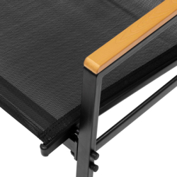 Záhradný set nábytku SPRINGOS GF0120 čierny