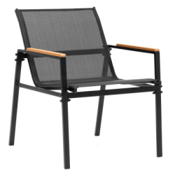 Záhradný set nábytku SPRINGOS GF0120 čierny