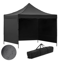 Záhradný stan 3x3 m SPRINGOS GP0004 čierny