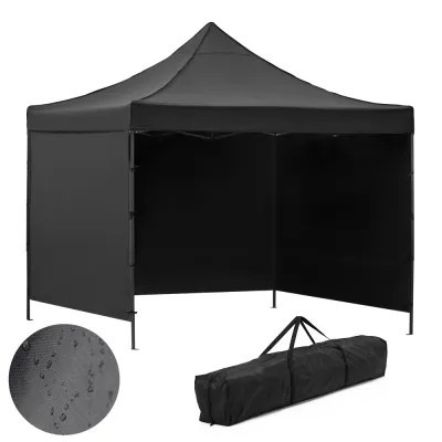 Záhradný stan 3x3 m SPRINGOS GP0004 čierny