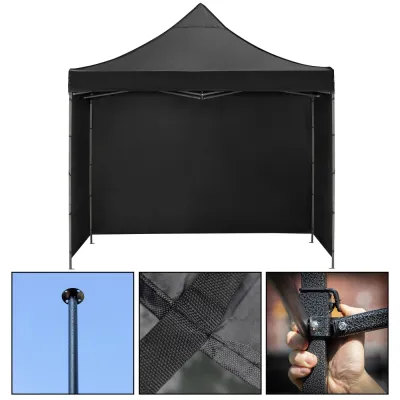 Záhradný stan 3x3 m SPRINGOS GP0004 čierny