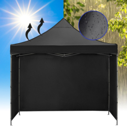 Záhradný stan 3x3 m SPRINGOS GP0004 čierny